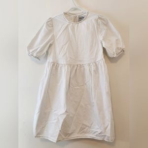 New Look White Denim Dress